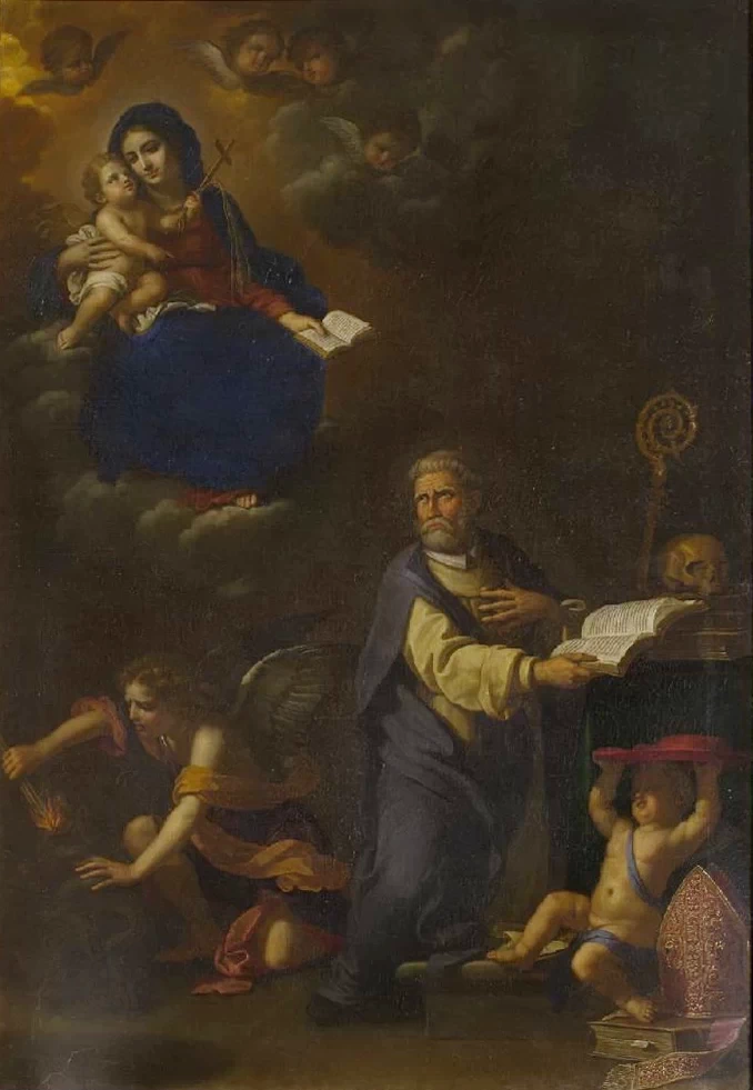 Il giovane - Madonna con Bambino e San Pier Damiani
